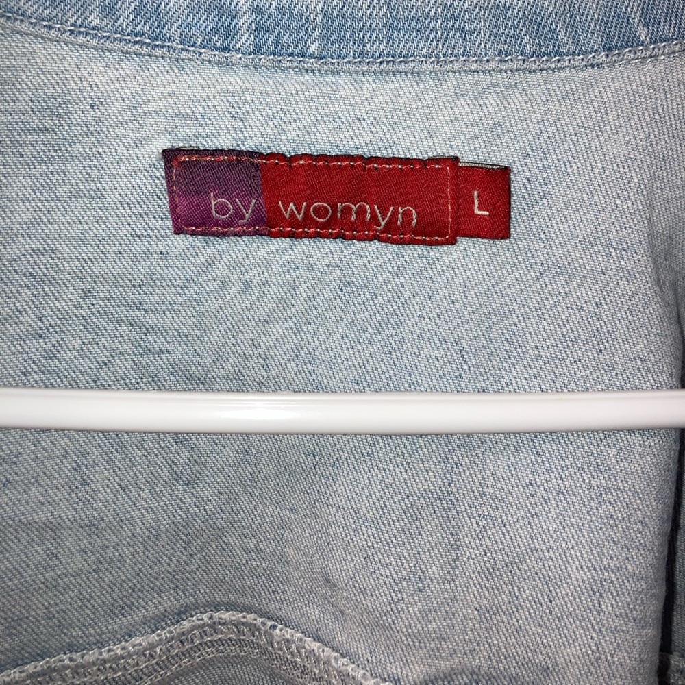 Denim Button Up Jacket - image 3